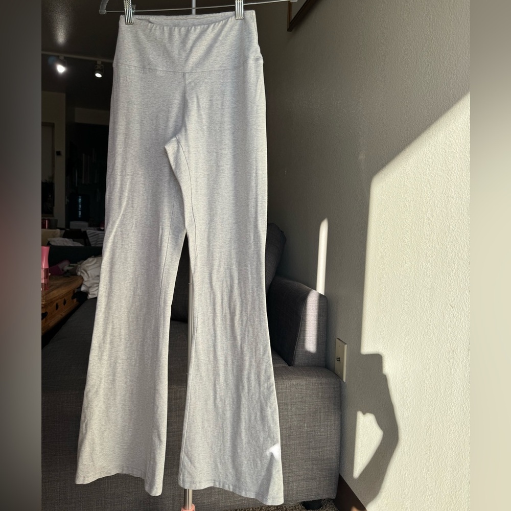 Yoga grey wide leg leggings size S